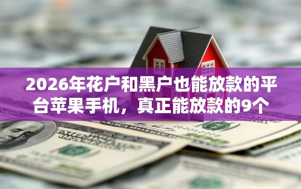 2026年花户和黑户也能放款的平台苹果手机，真正能放款的9个网贷平台哪些比较正规推荐