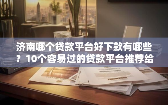 济南哪个贷款平台好下款有哪些？10个容易过的贷款平台推荐给你