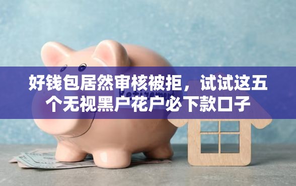 好钱包居然审核被拒，试试这五个无视黑户花户必下款口子