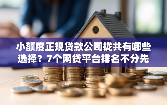 小额度正规贷款公司拢共有哪些选择？7个网贷平台排名不分先后前十详解