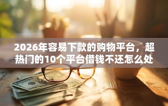 2026年容易下款的购物平台，超热门的10个平台借钱不还怎么处理推荐