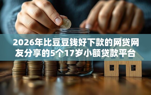 2026年比豆豆钱好下款的网贷网友分享的5个17岁小额贷款平台我觉得不错！