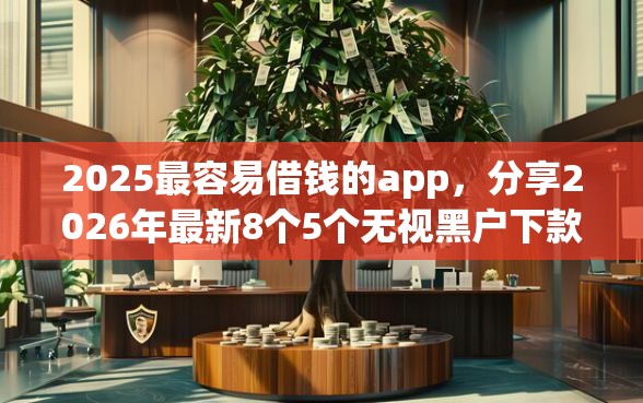 2025最容易借钱的app，分享2026年最新8个5个无视黑户下款口子
