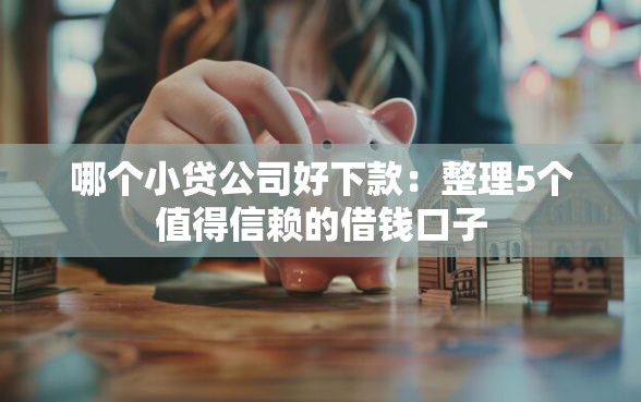 哪个小贷公司好下款：整理5个值得信赖的借钱口子