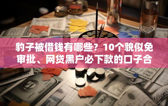 豹子被借钱有哪些？10个貌似免审批、网贷黑户必下款的口子合集