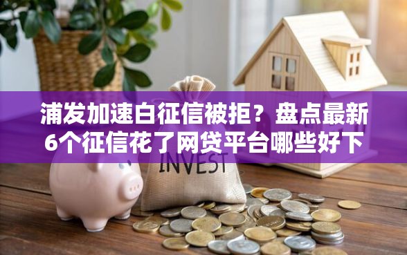 浦发加速白征信被拒？盘点最新6个征信花了网贷平台哪些好下款