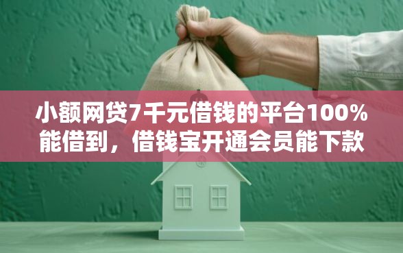 小额网贷7千元借钱的平台100%能借到，借钱宝开通会员能下款吗的8个平台介绍