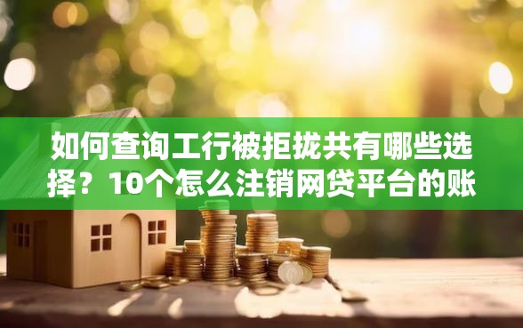 如何查询工行被拒拢共有哪些选择？10个怎么注销网贷平台的账号详解