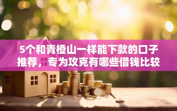 5个和青橙山一样能下款的口子推荐，专为攻克有哪些借钱比较方便的平台难题
