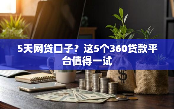 5天网贷口子？这5个360贷款平台值得一试