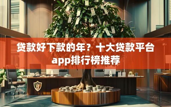 贷款好下款的年？十大贷款平台app排行榜推荐