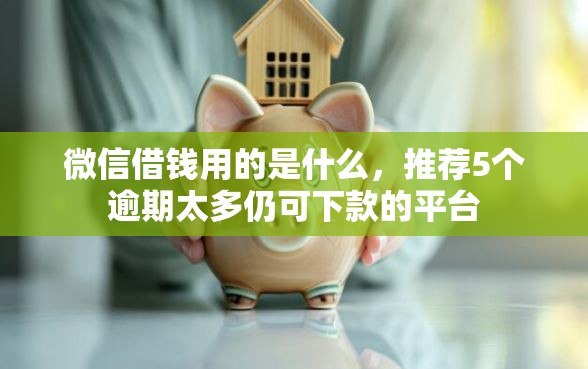 微信借钱用的是什么，推荐5个逾期太多仍可下款的平台