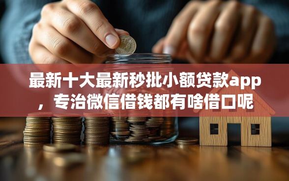 最新十大最新秒批小额贷款app，专治微信借钱都有啥借口呢