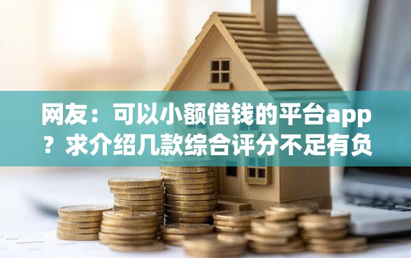 网友：可以小额借钱的平台app？求介绍几款综合评分不足有负债都能下款口子