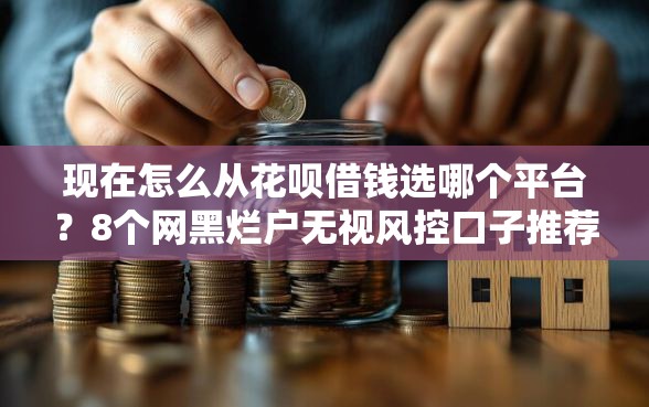 现在怎么从花呗借钱选哪个平台？8个网黑烂户无视风控口子推荐