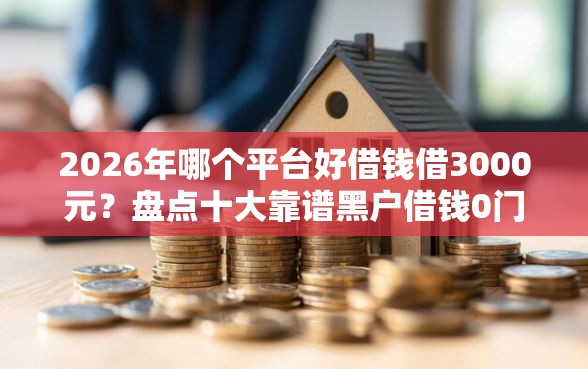 2026年哪个平台好借钱借3000元？盘点十大靠谱黑户借钱0门槛极速下款口子