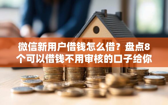 微信新用户借钱怎么借？盘点8个可以借钱不用审核的口子给你参考
