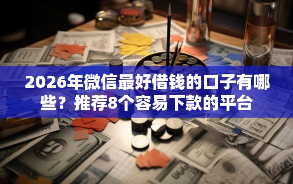 2026年微信最好借钱的口子有哪些？推荐8个容易下款的平台