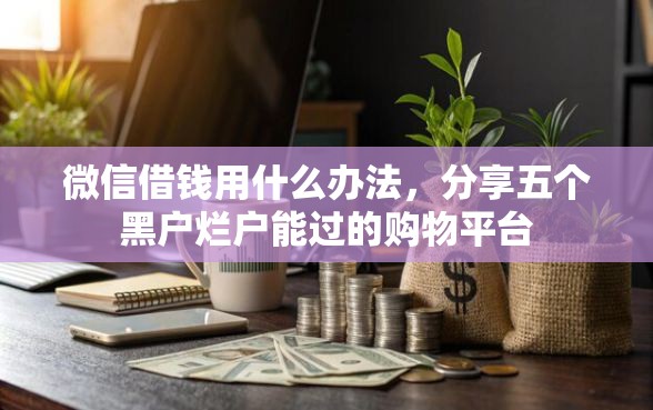 微信借钱用什么办法，分享五个黑户烂户能过的购物平台
