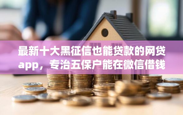最新十大黑征信也能贷款的网贷app，专治五保户能在微信借钱吗