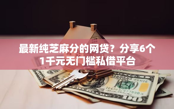 最新纯芝麻分的网贷？分享6个1千元无门槛私借平台