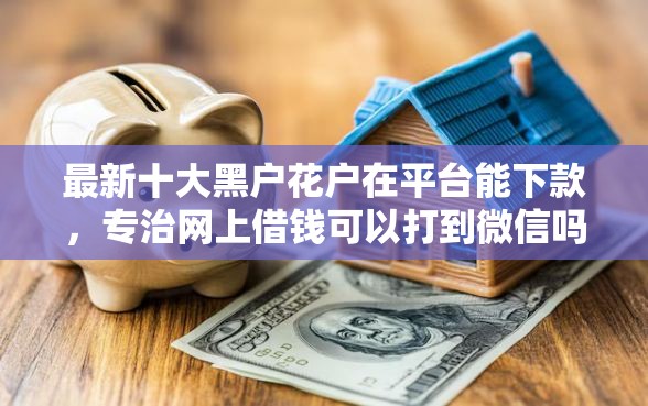 最新十大黑户花户在平台能下款，专治网上借钱可以打到微信吗