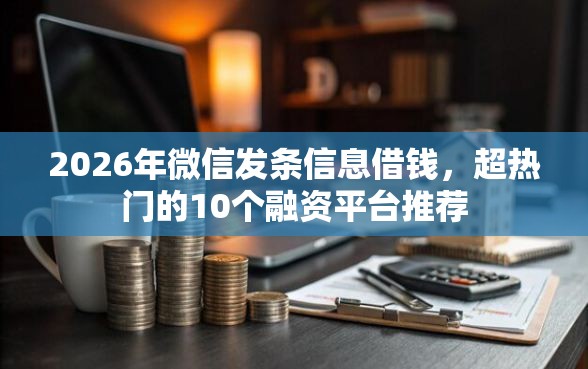2026年微信发条信息借钱，超热门的10个融资平台推荐