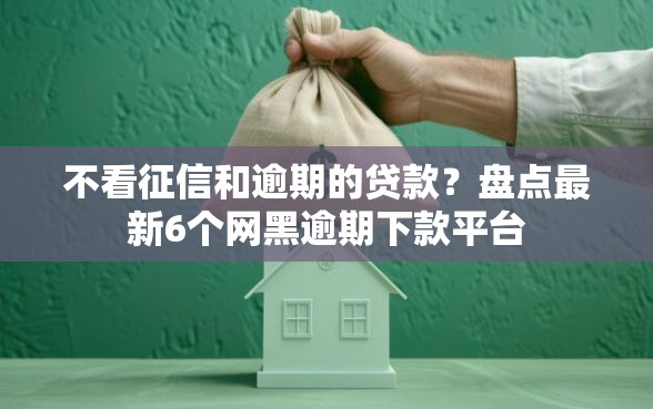 不看征信和逾期的贷款？盘点最新6个网黑逾期下款平台