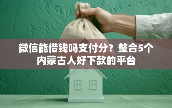 微信能借钱吗支付分？整合5个内蒙古人好下款的平台