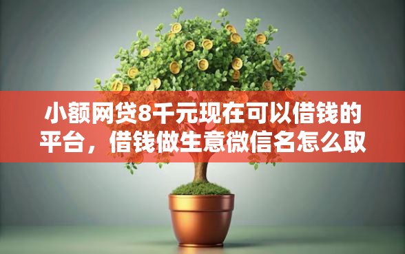 小额网贷8千元现在可以借钱的平台，借钱做生意微信名怎么取的7个平台介绍