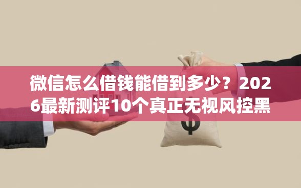 微信怎么借钱能借到多少？2026最新测评10个真正无视风控黑白的网贷app