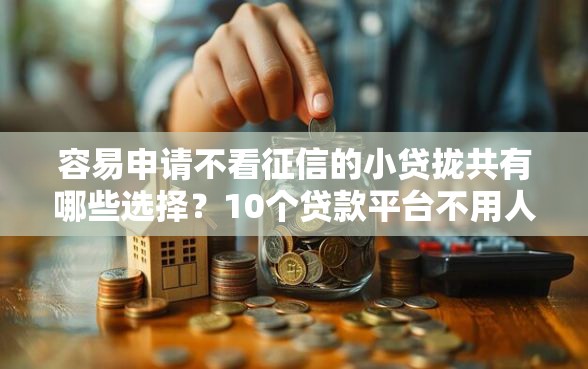 容易申请不看征信的小贷拢共有哪些选择？10个贷款平台不用人脸识别详解