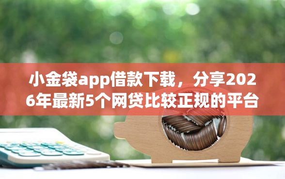 小金袋app借款下载，分享2026年最新5个网贷比较正规的平台