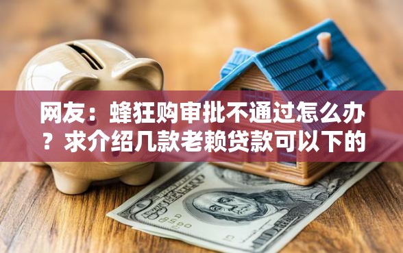 网友：蜂狂购审批不通过怎么办？求介绍几款老赖贷款可以下的网贷口子