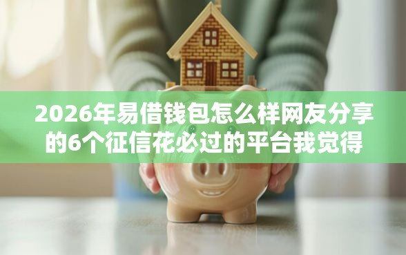 2026年易借钱包怎么样网友分享的6个征信花必过的平台我觉得不错！