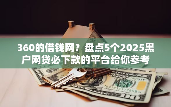 360的借钱网？盘点5个2025黑户网贷必下款的平台给你参考