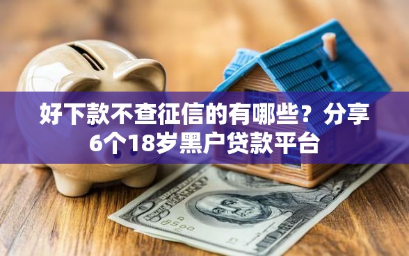 好下款不查征信的有哪些？分享6个18岁黑户贷款平台