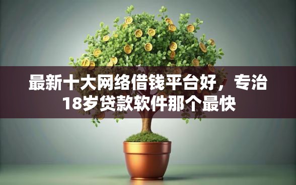 最新十大网络借钱平台好，专治18岁贷款软件那个最快