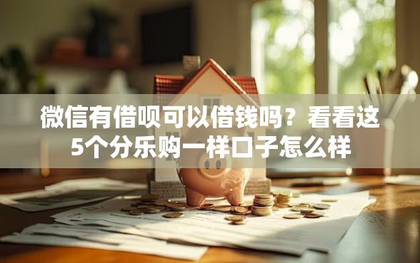 微信有借呗可以借钱吗？看看这5个分乐购一样口子怎么样