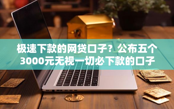 极速下款的网贷口子？公布五个3000元无视一切必下款的口子