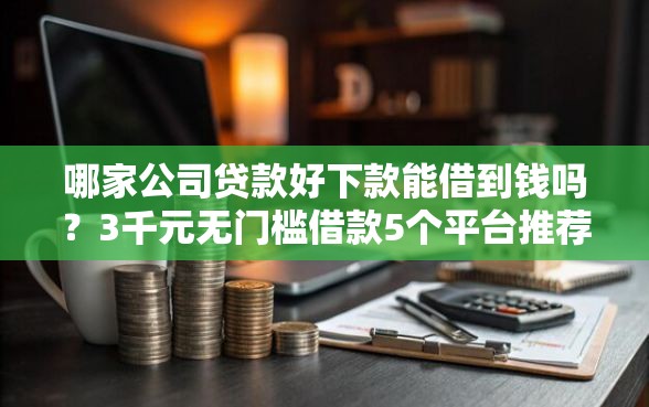 哪家公司贷款好下款能借到钱吗？3千元无门槛借款5个平台推荐