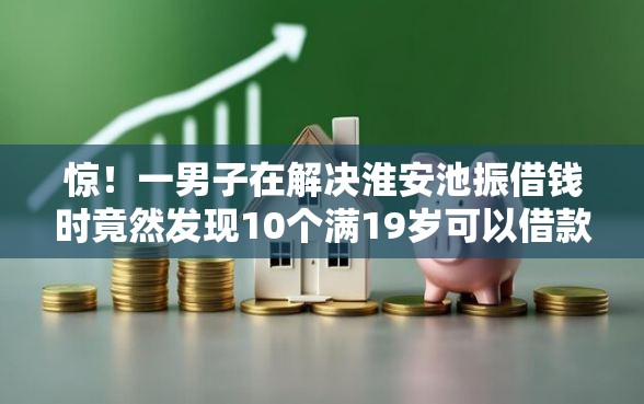惊！一男子在解决淮安池振借钱时竟然发现10个满19岁可以借款的口子，事后分享了出来