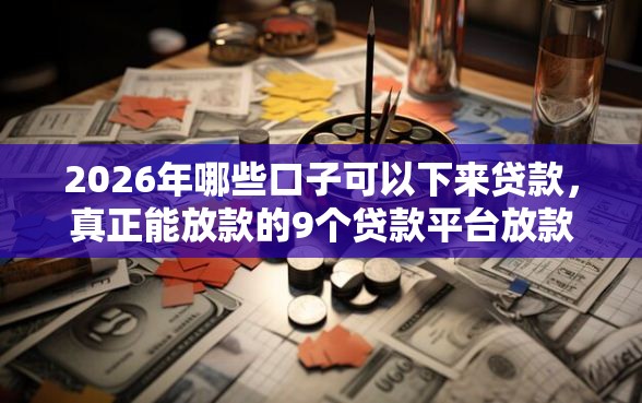 2026年哪些口子可以下来贷款，真正能放款的9个贷款平台放款快推荐