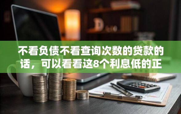 不看负债不看查询次数的贷款的话，可以看看这8个利息低的正规借钱平台