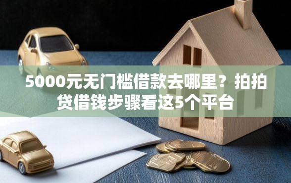 5000元无门槛借款去哪里？拍拍贷借钱步骤看这5个平台