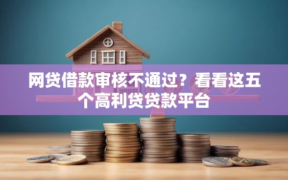 网贷借款审核不通过？看看这五个高利贷贷款平台