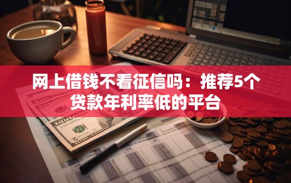 网上借钱不看征信吗：推荐5个贷款年利率低的平台