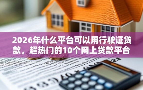 2026年什么平台可以用行驶证贷款，超热门的10个网上贷款平台推荐