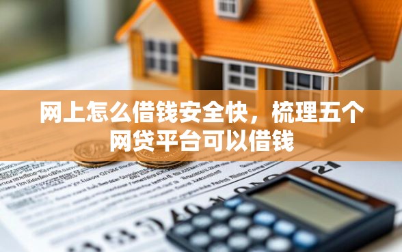 网上怎么借钱安全快，梳理五个网贷平台可以借钱