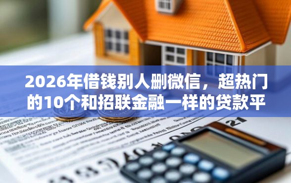 2026年借钱别人删微信，超热门的10个和招联金融一样的贷款平台推荐